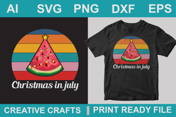 Christmas in July T-Shirt Design Review for Real Projects