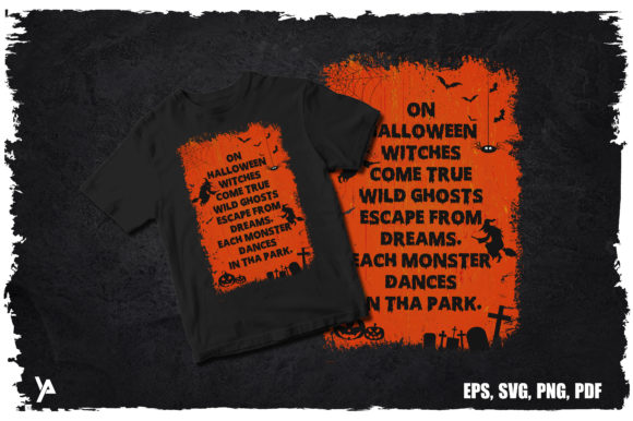 Halloween Quote T-shirt Design Review for Real Projects