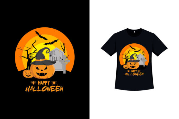 Halloween T-Shirt Design with Pumpkin Review
