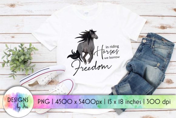 In Riding Horses We Borrow Freedom Print