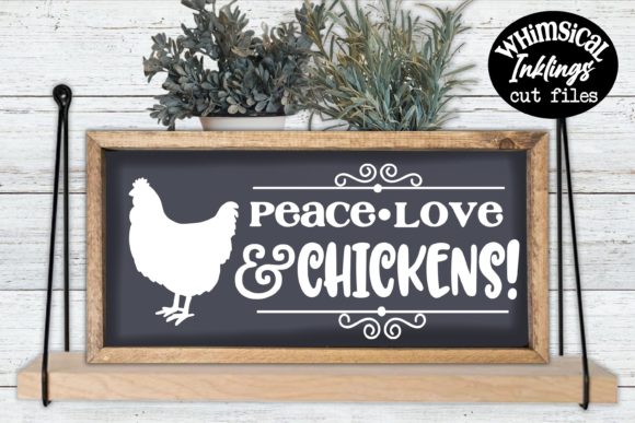 Peace Love and Chickens Embroidery Design Review